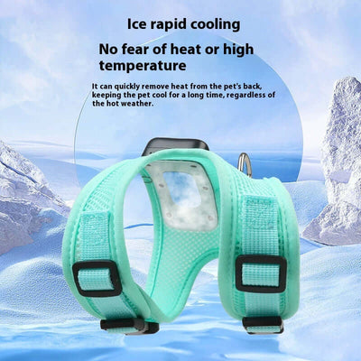 Pets Dog Vest Chest Strap Harness Air Conditioner Cooling And Breathable With Air Conditioner Pet Products eprolo