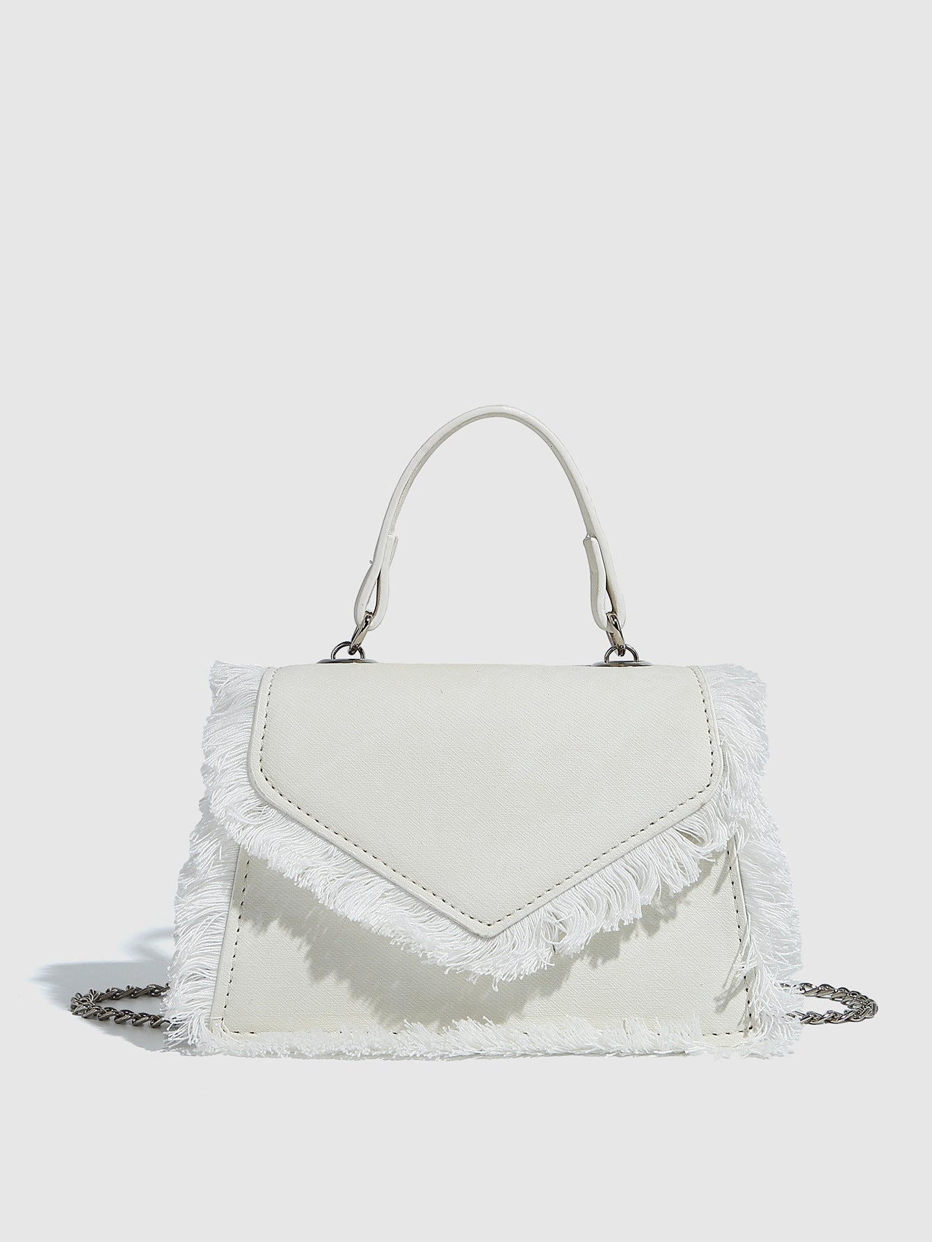 Retro Tassel Bag Denim Blue Mini Crossbody Bag eprolo