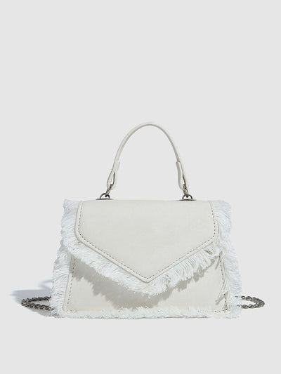 Retro Tassel Bag Denim Blue Mini Crossbody Bag eprolo