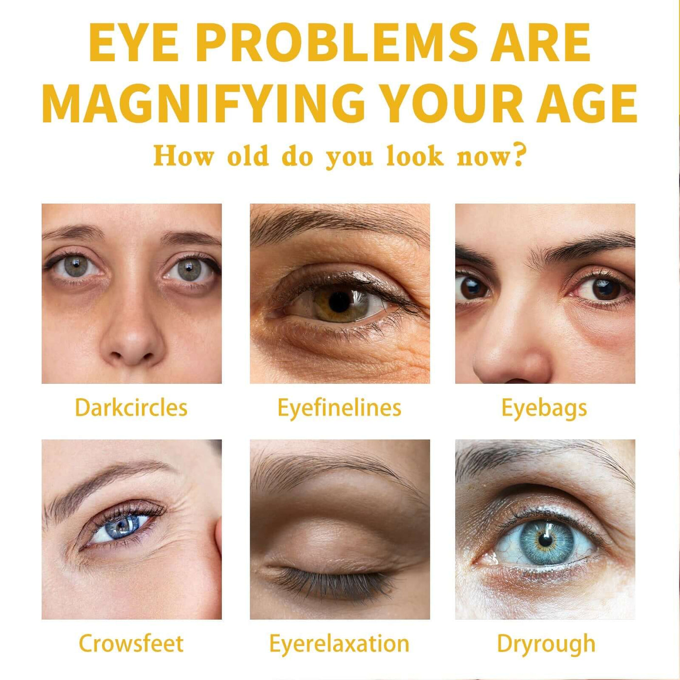 Vitamin E Eye Cream, Lightened Dark Circles Crow's Feet, Firmed And Moisturized Eye Cream eprolo