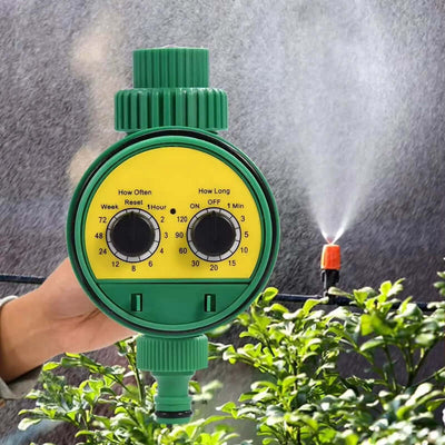 Outdoor plastic garden hose equipped with electronic automatic irrigation timer eprolo