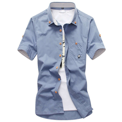 Embroidery Mens Shirts Astrazona