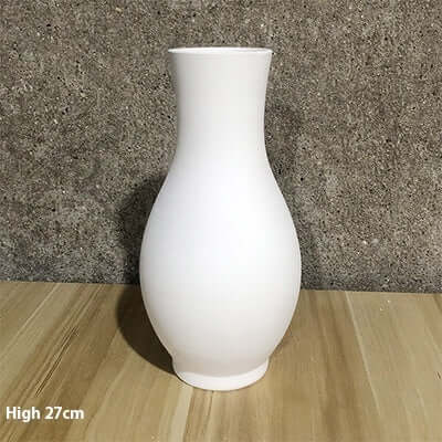 High White Billet Vase Painted DIY eprolo