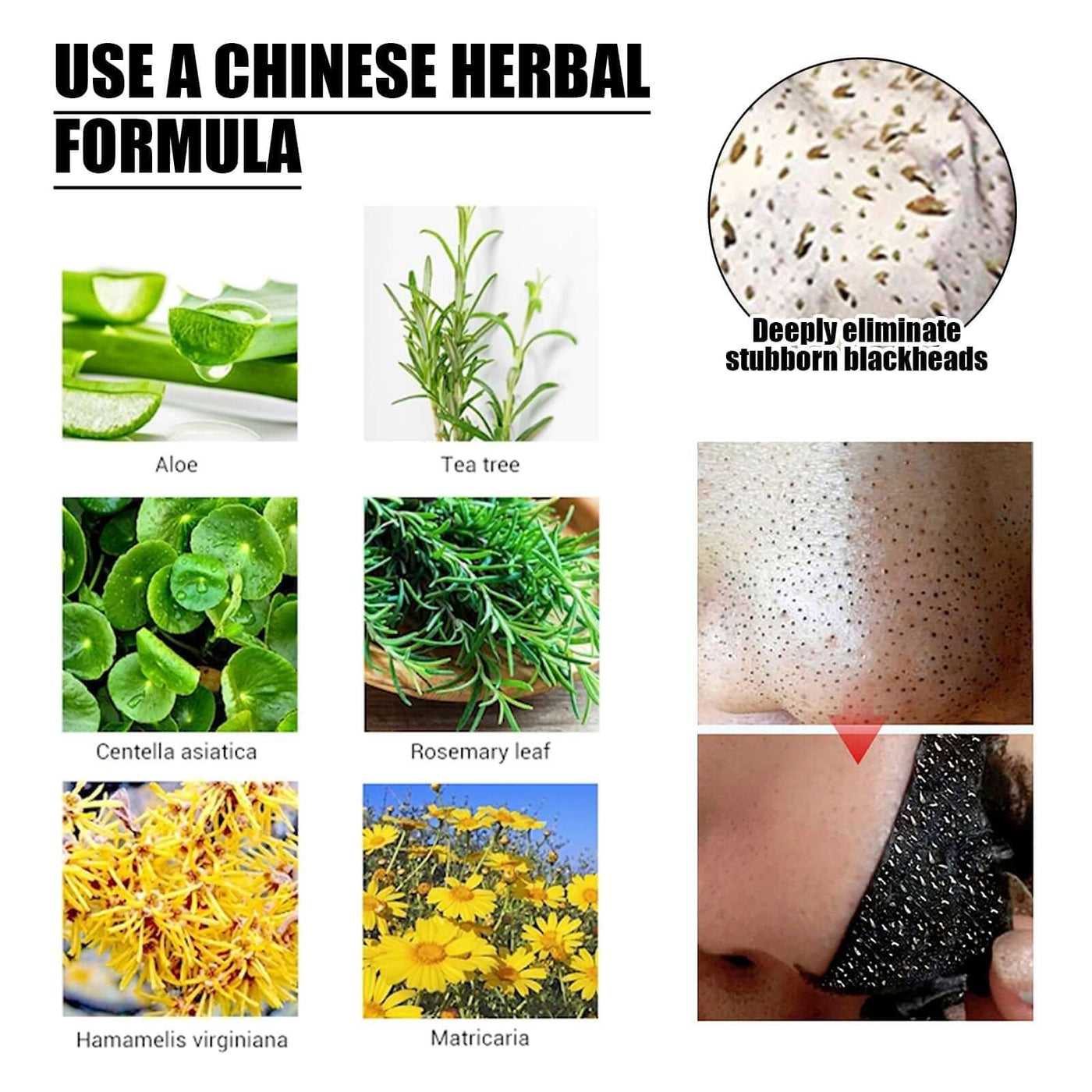 Blackhead Removal Mask, Peel Off Remove Blackhead Activated Carbon Cleansing Face Mask eprolo