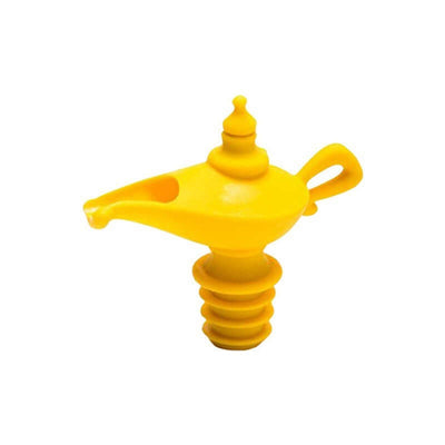 Creative silicone Aladdin lamp wine pouring device kitchen oil pouring nozzle leak proof sealing plug spiral type wine eprolo
