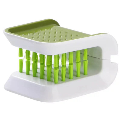 U-Shaped Cleaning Brush Knife And Fork Brush Chopstick Brush Cutlery Brush Can Be Opened And Closed Kitchen Supplies Hand Brush eprolo