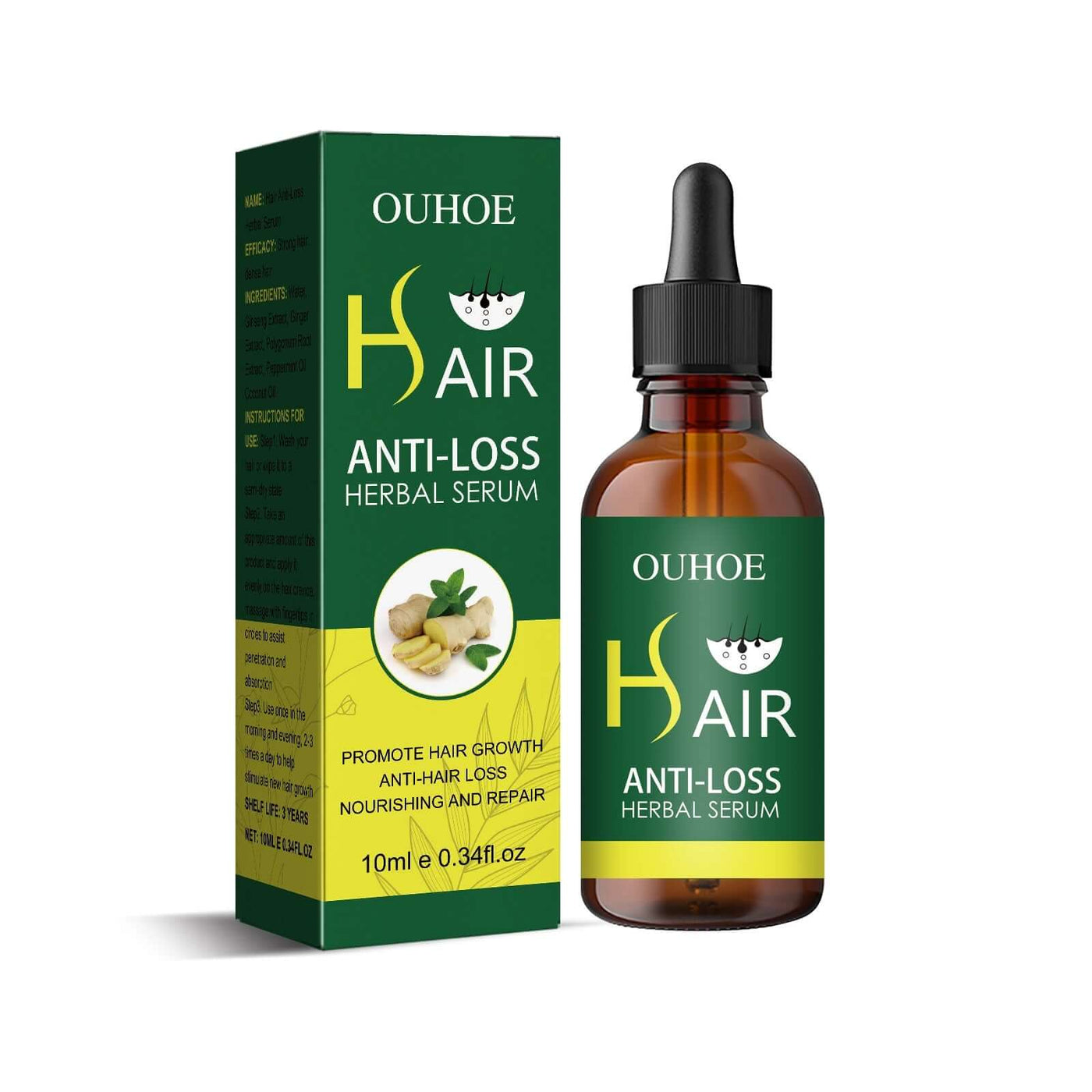 Dense Hair Essential Oil, Smooth Hair Repair Hair Root Thickening And Strengthening Hair Essence eprolo