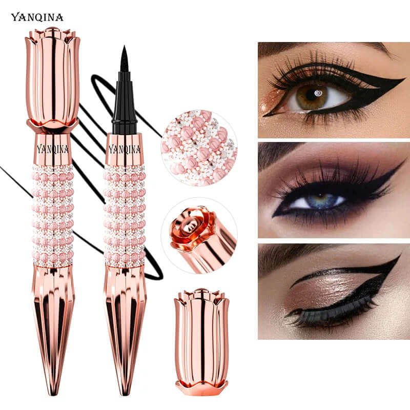 Fast Quick Dry Queen Luxury Eyeliner Soft Smooth Eye Liner Waterproof Eyeliner Cosmetics Black Eyeliner Pen Eyes Makeup eprolo