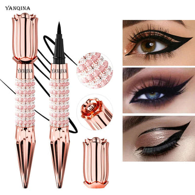 Fast Quick Dry Queen Luxury Eyeliner Soft Smooth Eye Liner Waterproof Eyeliner Cosmetics Black Eyeliner Pen Eyes Makeup eprolo