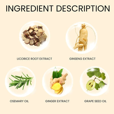 Ginseng Massage Essence, Moisturizes Scalp Strengthens Hair Prevents Loss Hair Care Essence eprolo