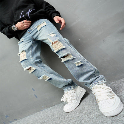Retro Casual High Street Wide Leg Jeans eprolo