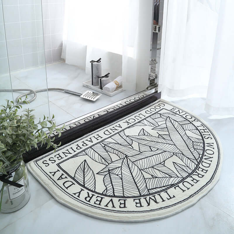 Oval Thickened Cashmere Absorbent Non-slip Rug eprolo