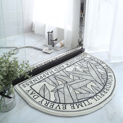 Oval Thickened Cashmere Absorbent Non-slip Rug eprolo