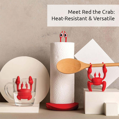 Crab pot edge clip crab silicone tableware holder spoon holder steam radiator anti slip spoon holder anti overflow device eprolo