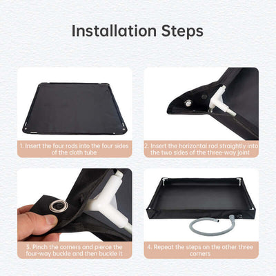 Folding Outdoor Camping Shower Tray Base  - for Pets & Travel eprolo