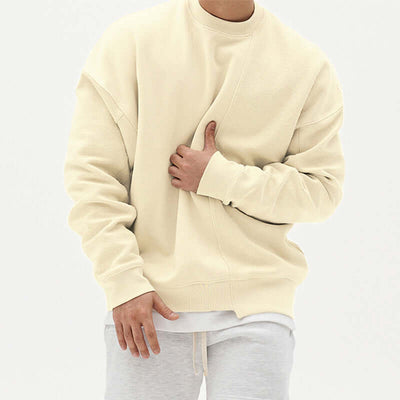 Pullover Round Neck Sweater Loose Men Clothes Astrazona