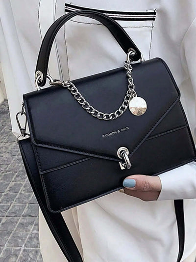 Chain PU Leather Detachable Shoulder Strap Handbag eprolo