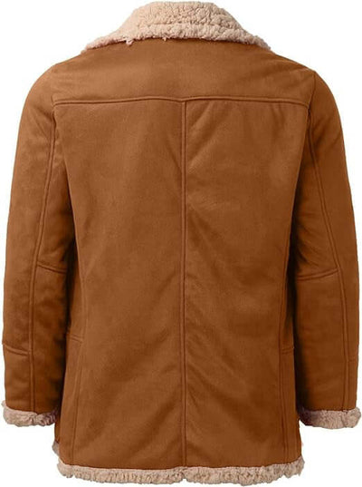 Fashion Men's Fur Integrated Fleece-lined Padded Jacket Astrazona