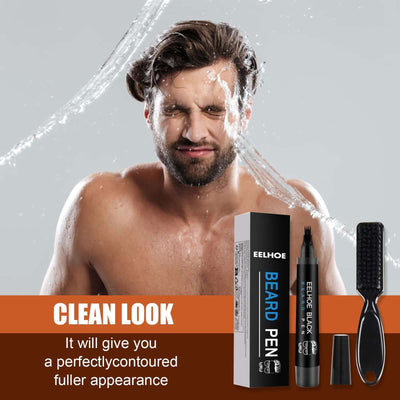 Foreign Trade Cross-Border Beard Filler Pen Kit, Waterproof, Sweat Resistant, Makeup Free Beard Pen Beard Pen eprolo