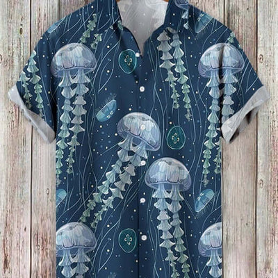 Fashion Summer Casual Printed Hawaiian Shirt Vacation Seaside eprolo