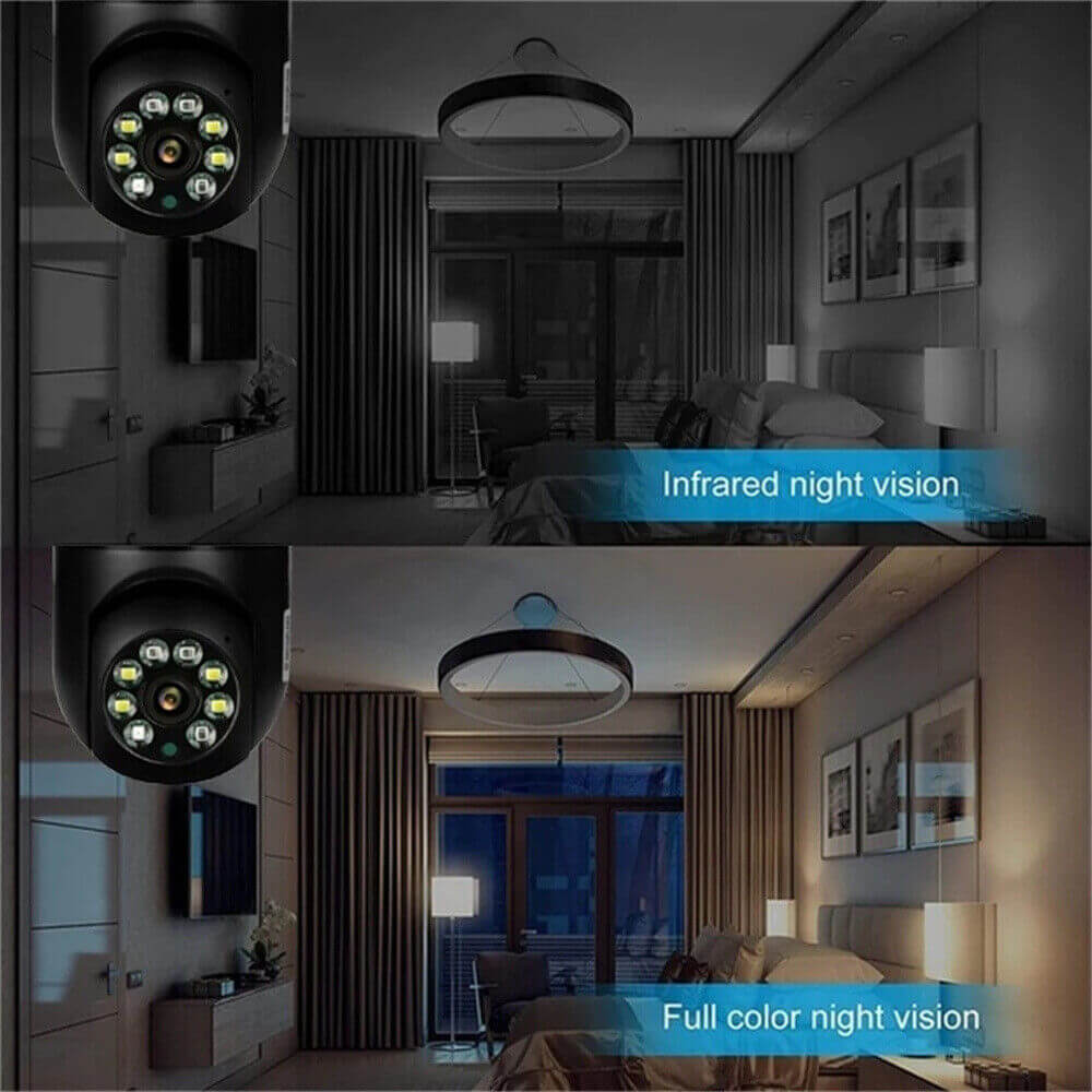 E27 Light Bulb 1080P IP Camera 5G Wi-Fi Night Smart Home Wireless Security eprolo