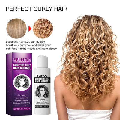 Curly Hair Styling Elastin, Curly Hair Moisturizing And Fluffing Hair Styling Elastin eprolo