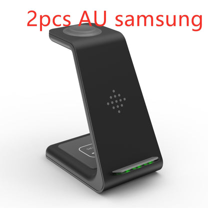 3 In 1 Fast Charging Station Wireless Charger Stand Wireless Quick Charge Dock For Phone Holder eprolo