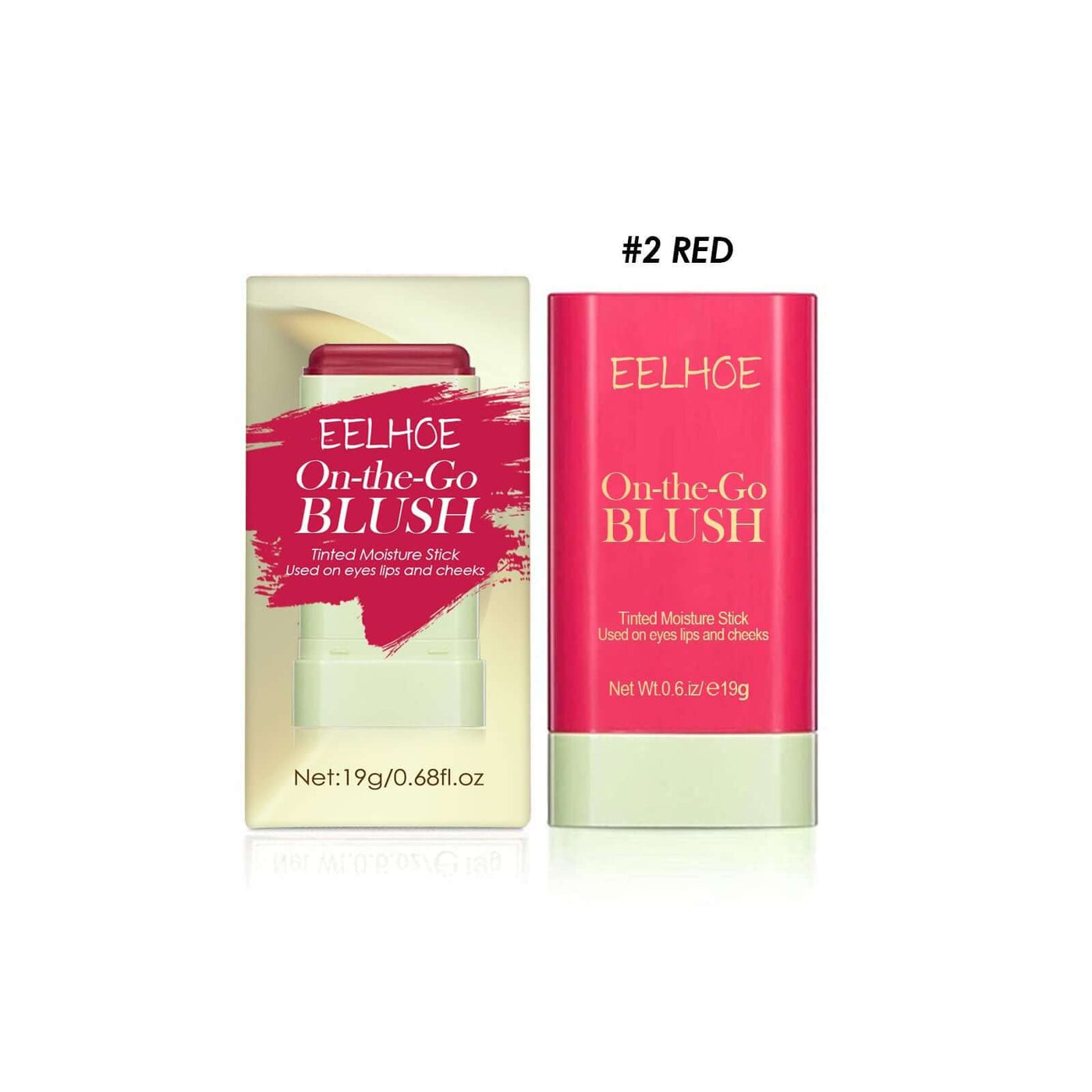 Blush Stick Lightweight Natural Nude Makeup Brightening And Contorting Three-Dimensional Highlight Delicate Waterproof Multi-Functional Blush Stick eprolo