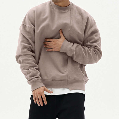 Pullover Round Neck Sweater Loose Men Clothes Astrazona