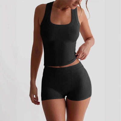 Sports style camisole two-piece set eprolo