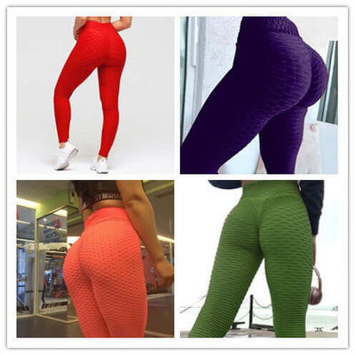 Booty Lifting Anti Cellulite Scrunch Leggings Without Pocket Astrazona