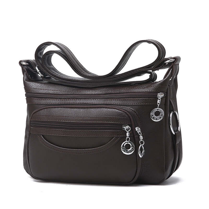 Women Work Bag Multi-pocket Messenger Bag With Zippers Daily Crossbody Bag eprolo