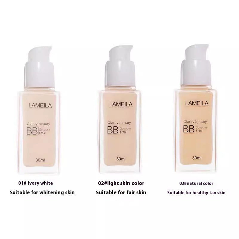 LaMeiLa Liquid Foundation Moisturizing Concealer Long-lasting Finishing Natural eprolo
