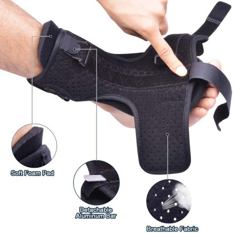 Adjustable Plantar Fasciitis Night Splint Foot Drop Orthotic Brace Elastic Dorsal Night Splint eprolo