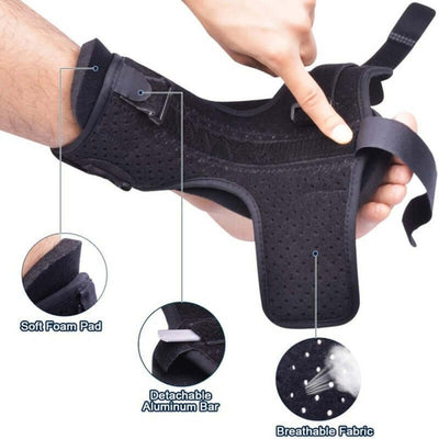 Adjustable Plantar Fasciitis Night Splint Foot Drop Orthotic Brace Elastic Dorsal Night Splint eprolo