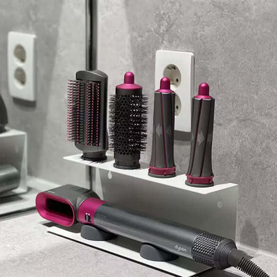 Non - Perforated Hair Dryer Holder. Also for Straighteners & Curling Irons. Ideal for Bathroom Sorting eprolo