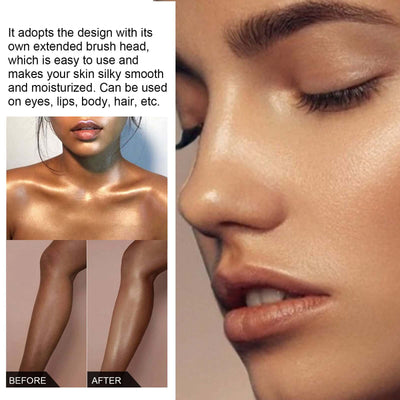 Highlighter Pat Powder, Light Highlighter Natural 3D Contoring Powder eprolo