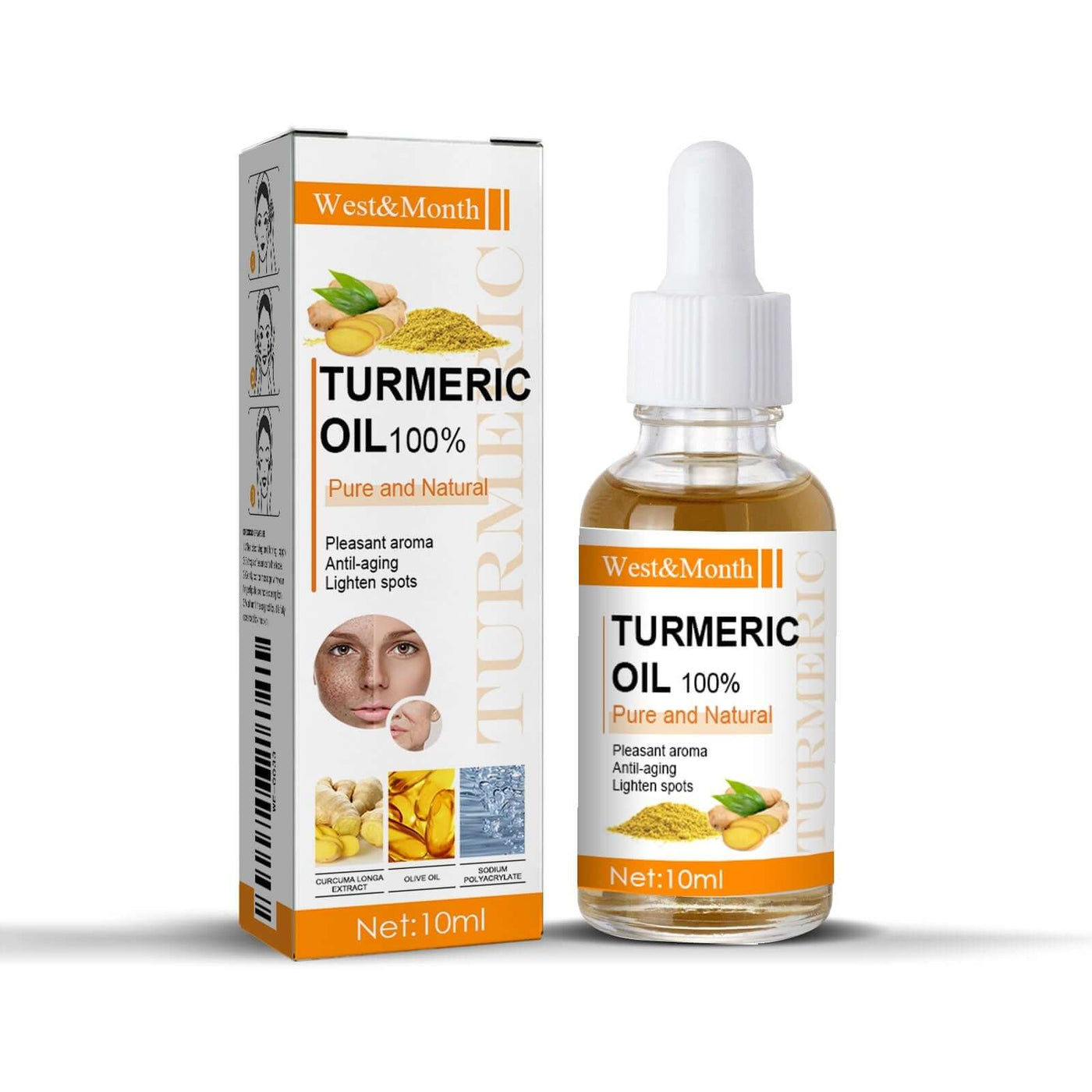 Turmeric Essential Oil Skin Firming Skin Care Gentle Care Moisturizing Facial Essential Oil eprolo