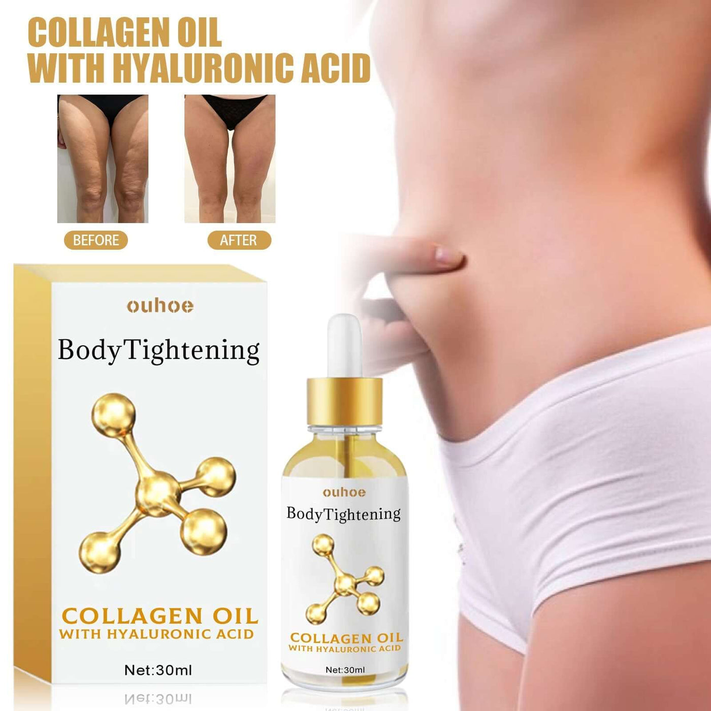 Firming Collagen Oil, Shows The Curves Of The Body, Firming Shaping And Slimming Body Essential Oil eprolo