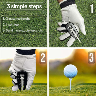 Adjustable Golf Tee Height Tool: Precision setter for consistent swings. Durable, easy - to - use training aid. eprolo