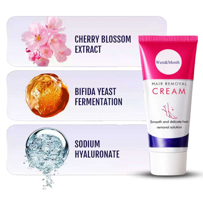Hair Removal Cream, Gentle Cleansing Tender Hair Removal Cream eprolo