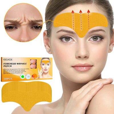 Anti-Aging Collagen Gel Patch - 10pcs Forehead Line Removal, Firming Mask, Frown Lines, Face Skin Care Stickers eprolo