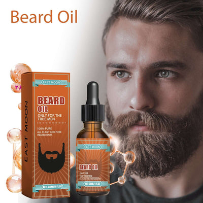 Beard Oil, Men's Beard Care Gloss Smooth Root Care Moisturizing Essence Oil eprolo