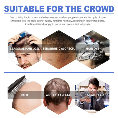 Men's Dense Hair Foam Mousse, Clean Repair Hair Root, Dense And Moisturizing Hair Mousse eprolo