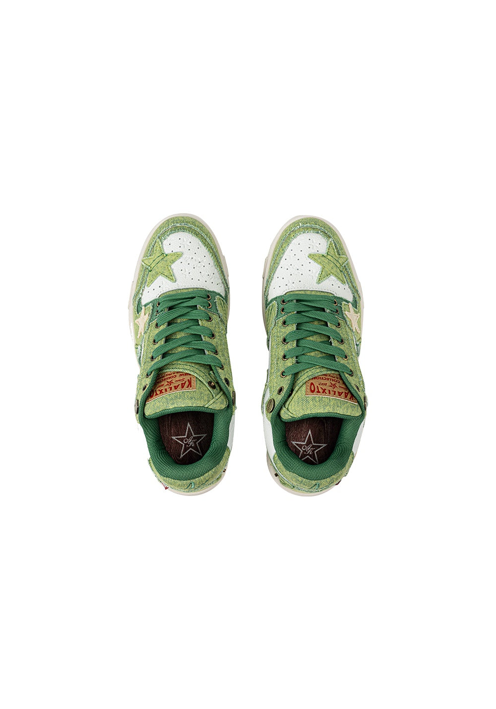 KAALIXTO-Retro Star Sneakers - Avocado - Unisex eprolo