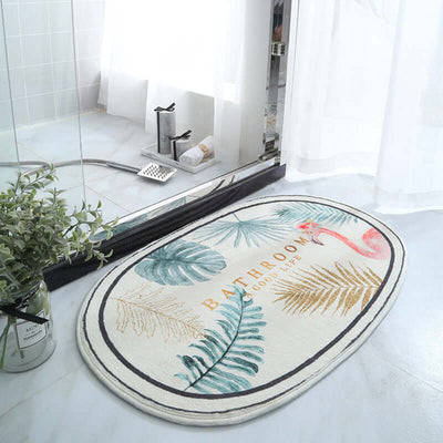 Oval Thickened Cashmere Absorbent Non-slip Rug eprolo