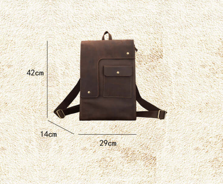 Genuine Leather England Style Men's Casual Travel Bag eprolo