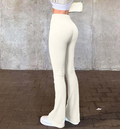 Threaded Waist Yoga Wide Leg Pants eprolo