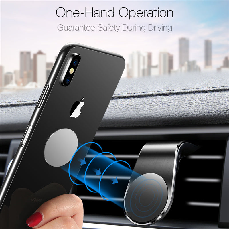 Car Magnet Magnetic Air Vent Mount Holder Magnetic Car Phone Holder Stand 360 Metal Car Air Vent Magnet Stand In Car GPS Mount Holder eprolo
