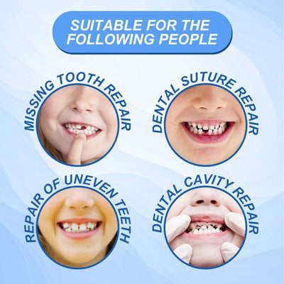 Solid Dental Glue Modification Teeth Temporary Filling Holes Filling Glue Prosthetic Dental Glue eprolo